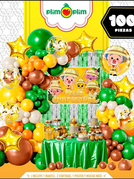 Set decoracion Plim plim Safari