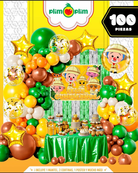 Set decoracion Plim plim Safari