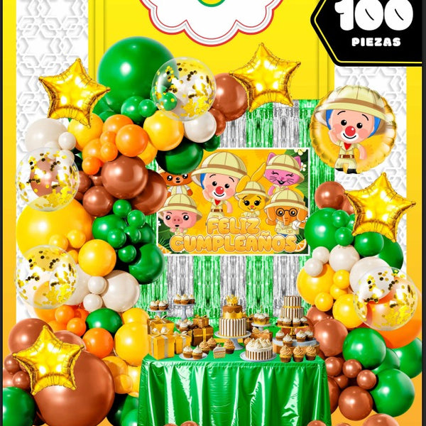 Set decoracion Plim plim Safari