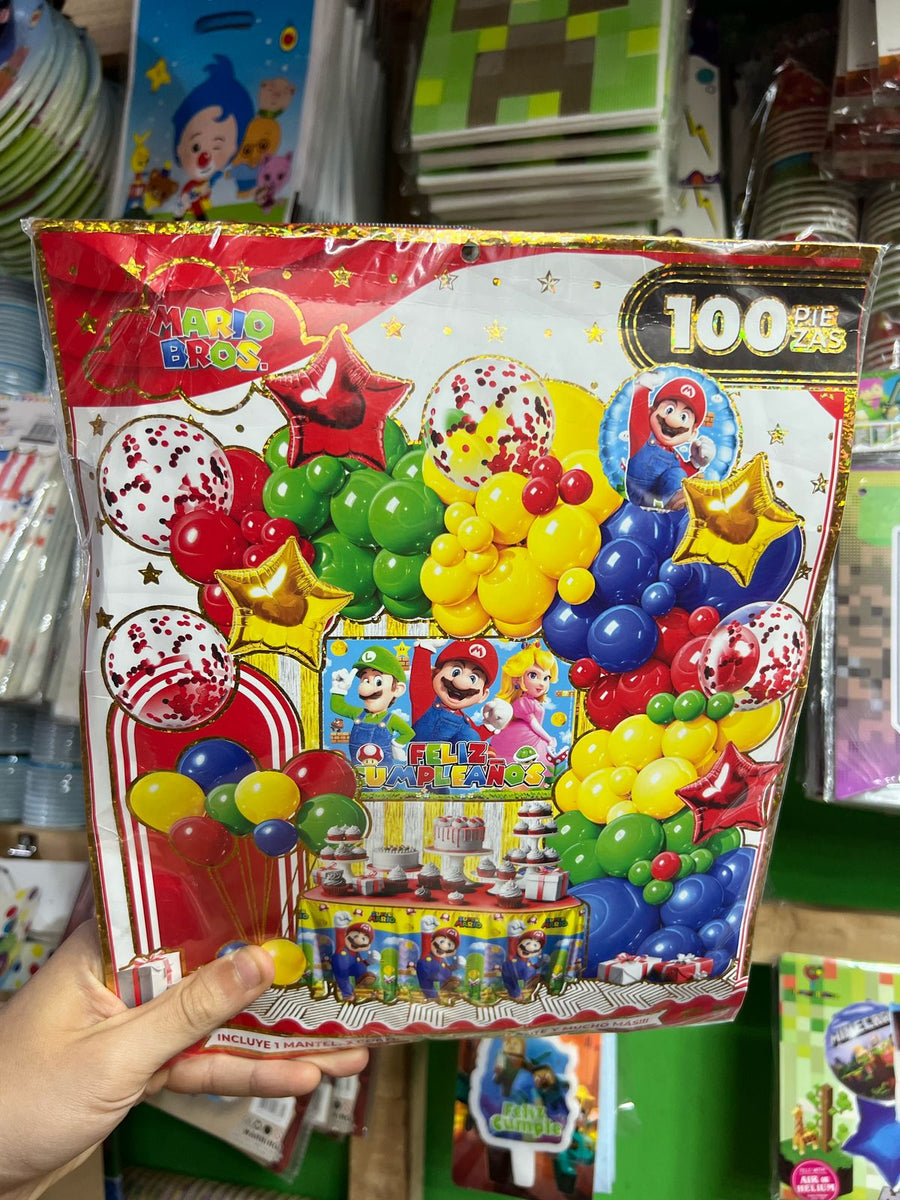 Set decoración mario bross