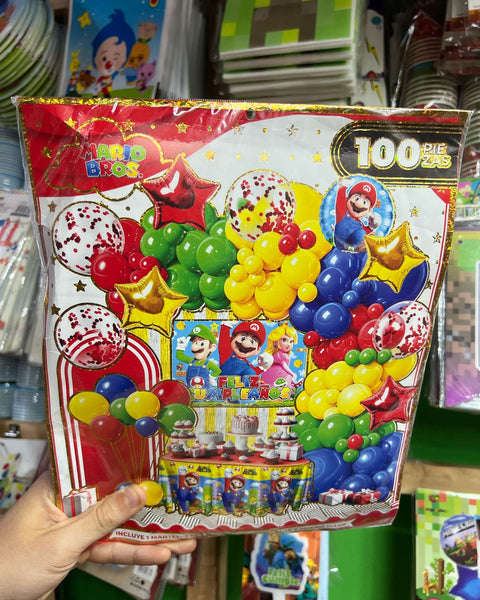 Set decoración mario bross