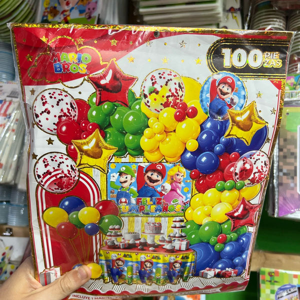 Set decoración mario bross
