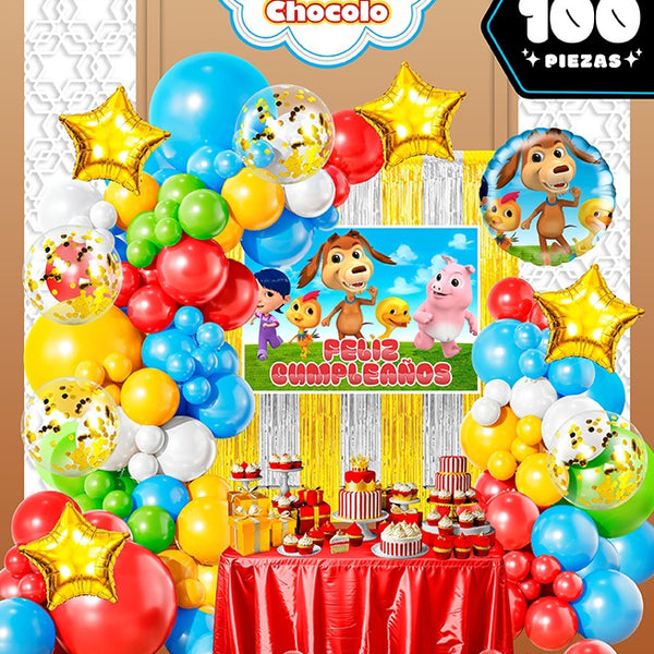 Set decoracion Perro Chocolo