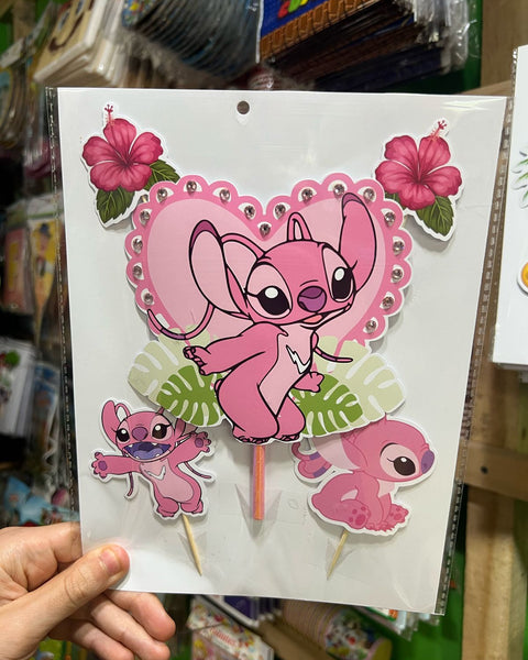 Topper para torta lilo y stitch
