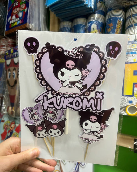 Topper para torta kuromi