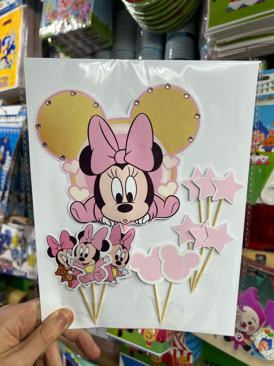 Topper para torta Minnie bebe