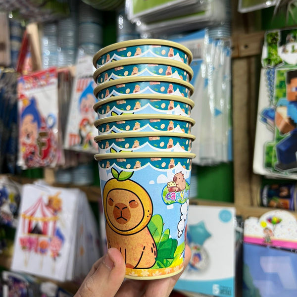 Vasos Capibara paquete X 6 unidades