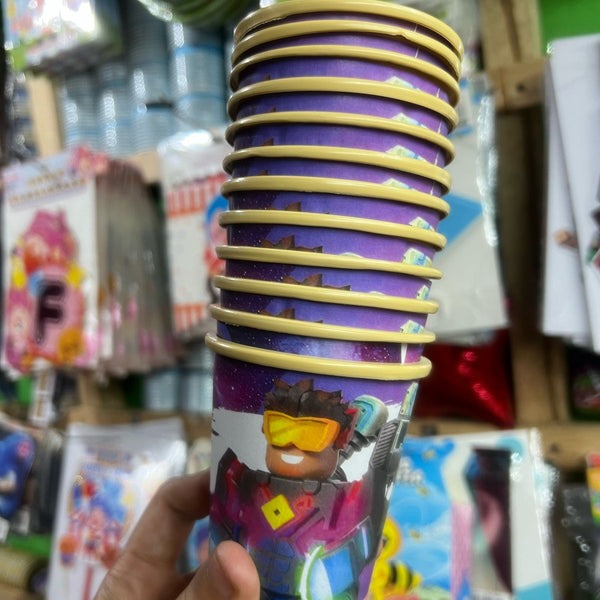 Vasos roblox paquete X 6 unidades