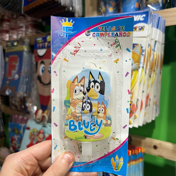 Vela cumpleaños bluey