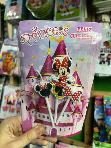 Vela cumpleaños Minnie Mouse