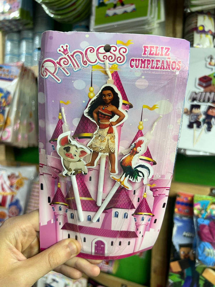 Vela cumpleaños Moana