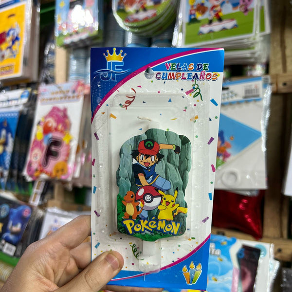 Vela cumpleaños pokemon
