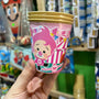 Vasos plim plim rosado paquete X 6 unidades