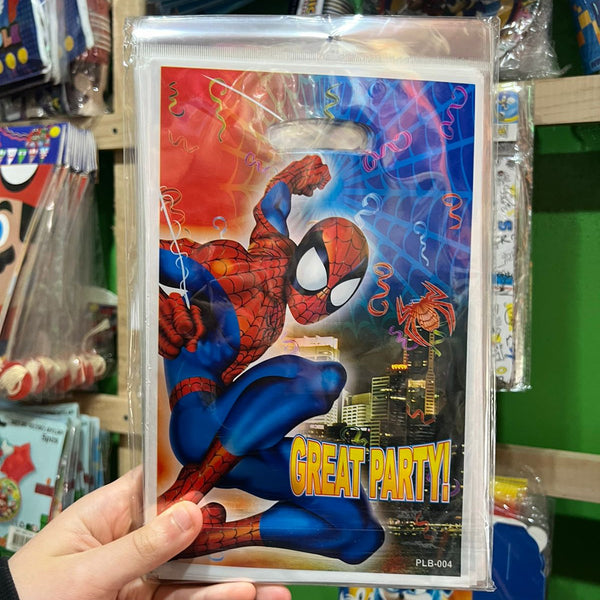 Bolsas de dulces Spiderman piñata paquete X 10 unidades