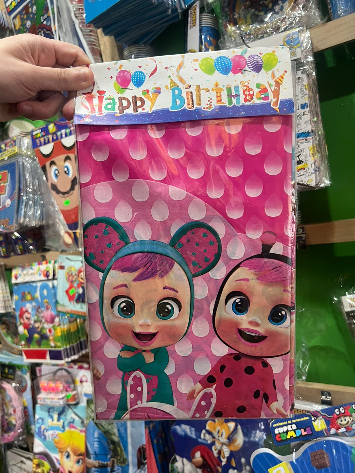 Mantel decorativo Bebes llorones