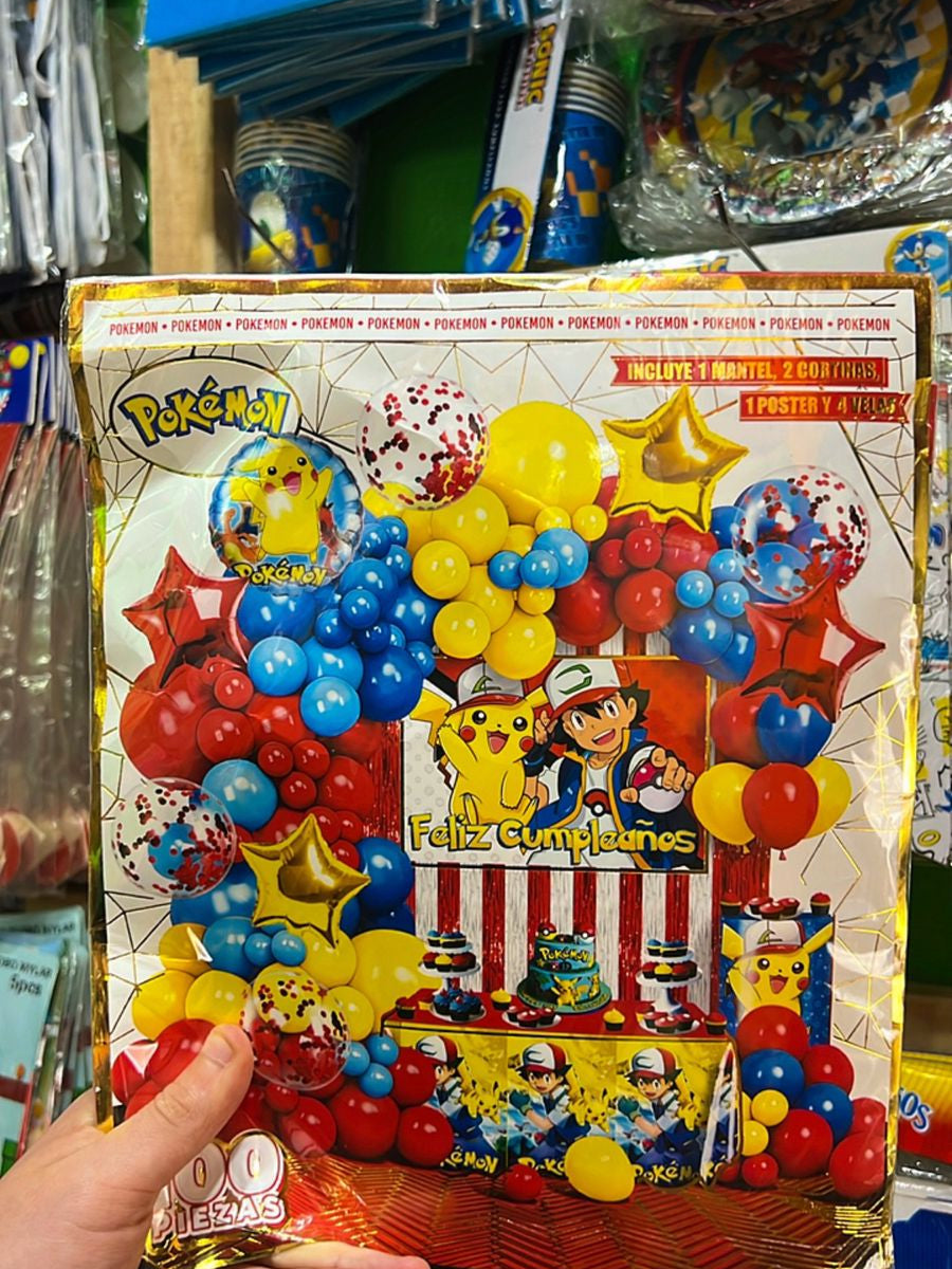 Set decoracion pokemon