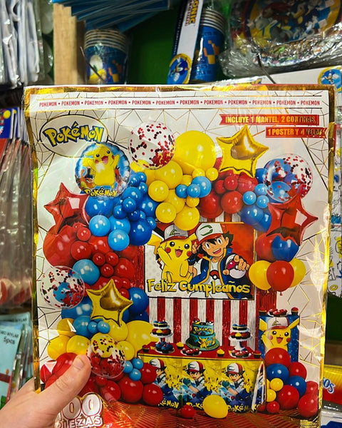 Set decoracion pokemon