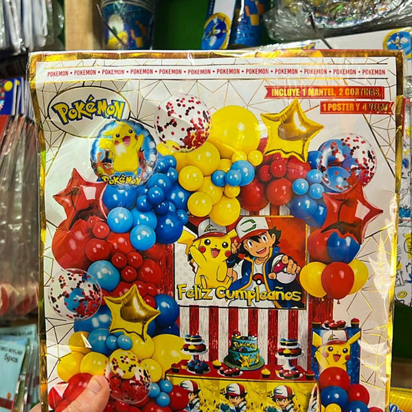 Set decoracion pokemon