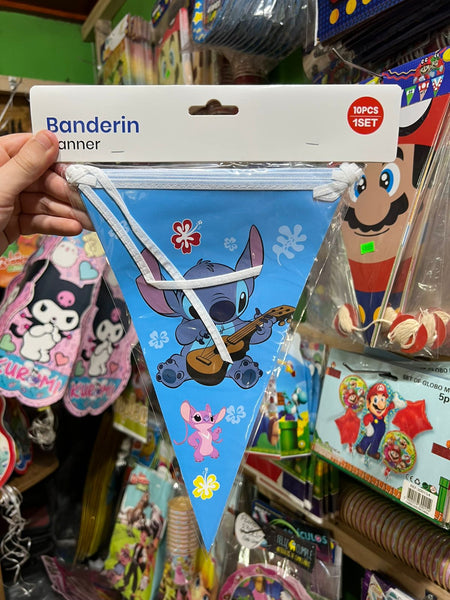 Banderin triangular Stitch