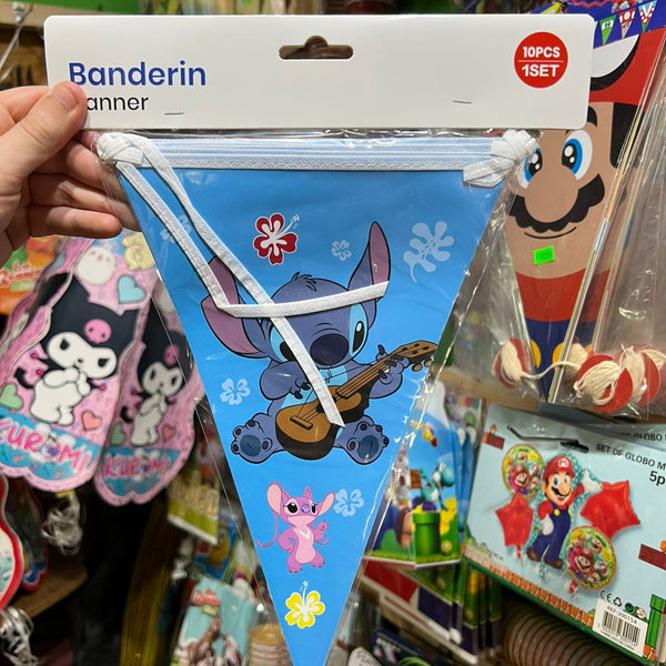 Banderin triangular Stitch