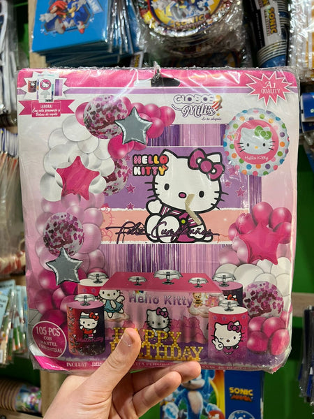Set decoracion Hello kitty