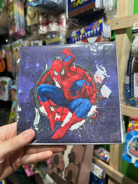 Servilletas Spiderman X 12 unidades