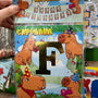 Banderin de feliz cumpleaños capibara