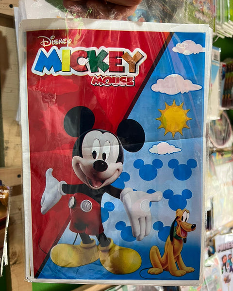 Bolsas de dulces plasticas mickey mouse paquete X 6 unidades