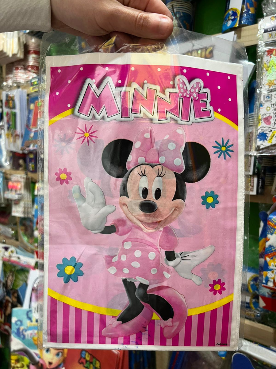 Bolsas de dulces plasticas minnie mouse paquete X 6 unidades