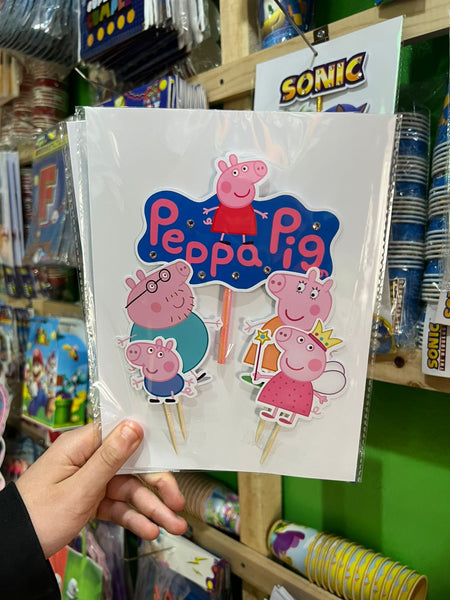 Topper para torta Peppa pig