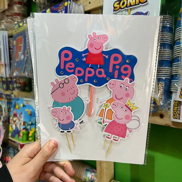Topper para torta Peppa pig