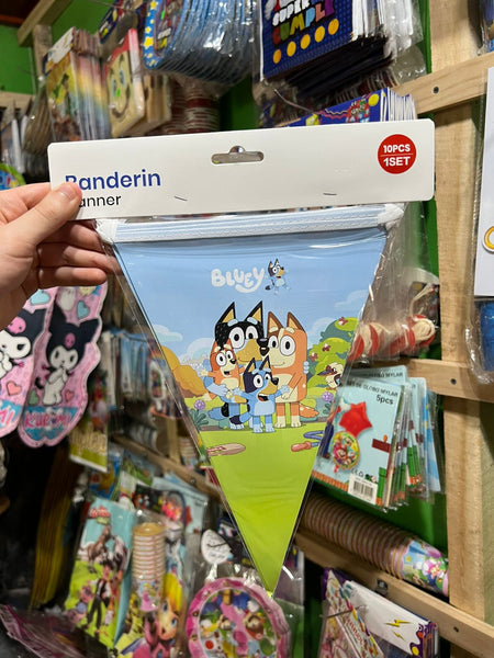 Banderin triangular Bluey