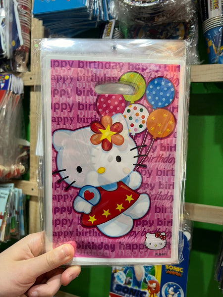 Bolsas de dulces Hello kitty piñata paquete X 10 unidades