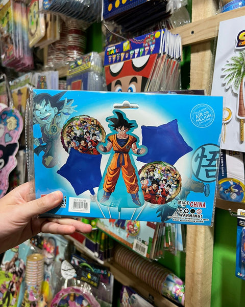 Set globos Dragon ball, 5 piezas