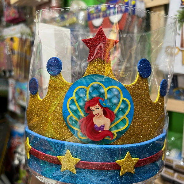 Corona festejado sirenita ariel