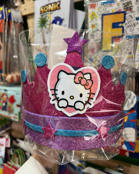 Corona festejado hello kitty