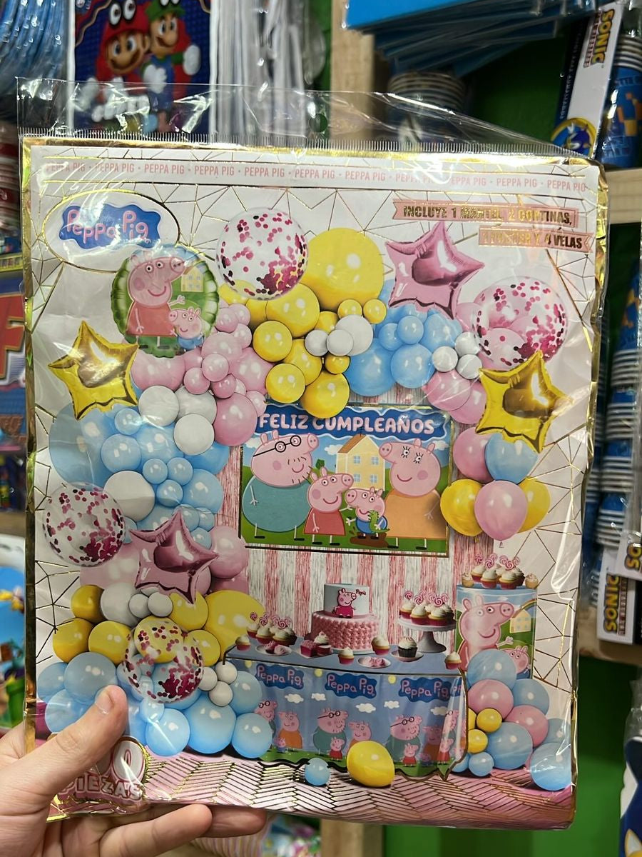 Set decoracion peppa pig