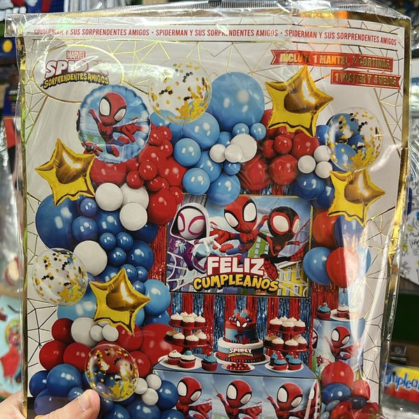 Set decoracion spidey
