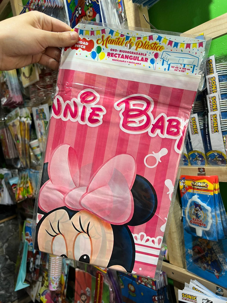 Mantel decorativo minnie mouse bebe