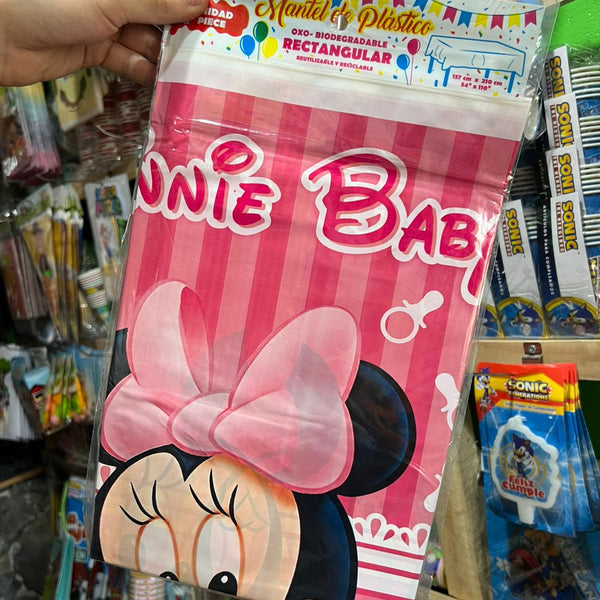 Mantel decorativo minnie mouse bebe