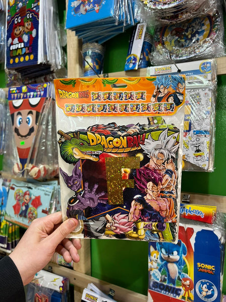 Banderin de cumpleaños Dragon ball
