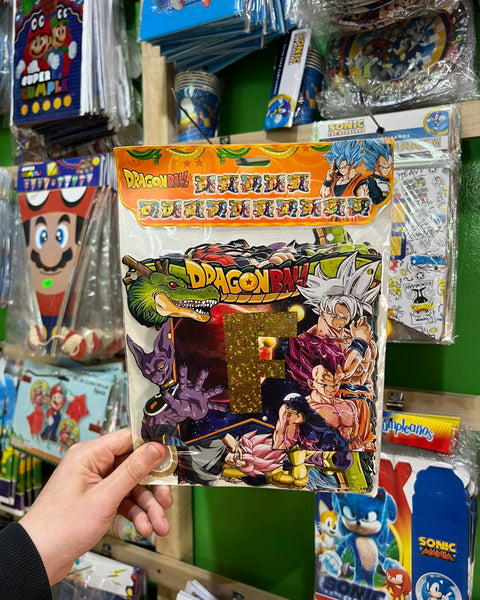 Banderin de cumpleaños Dragon ball