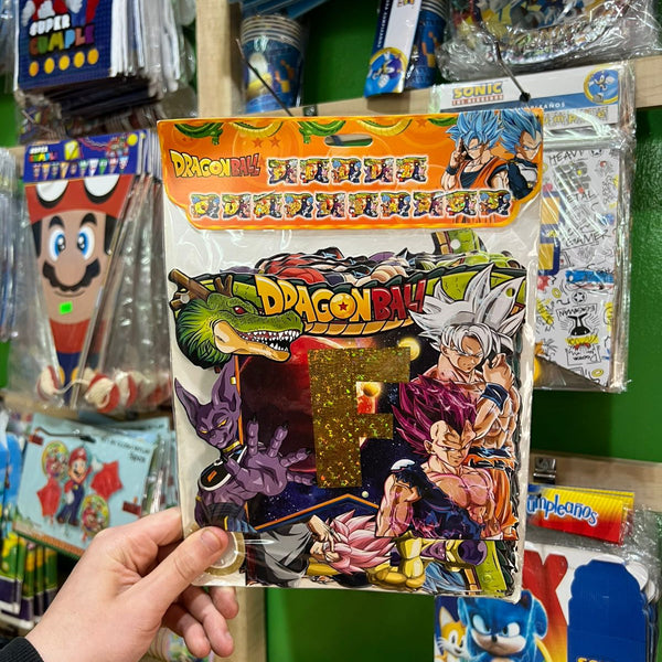 Banderin de cumpleaños Dragon ball