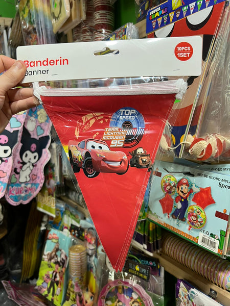 Banderin Triangular Cars