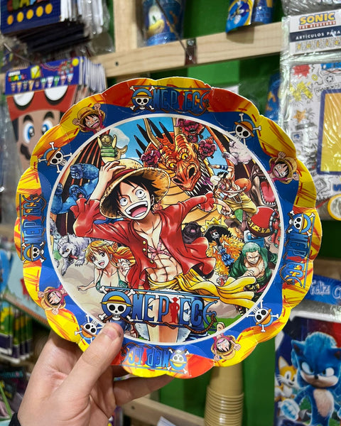 Platos One piece paquete X 6 unidades