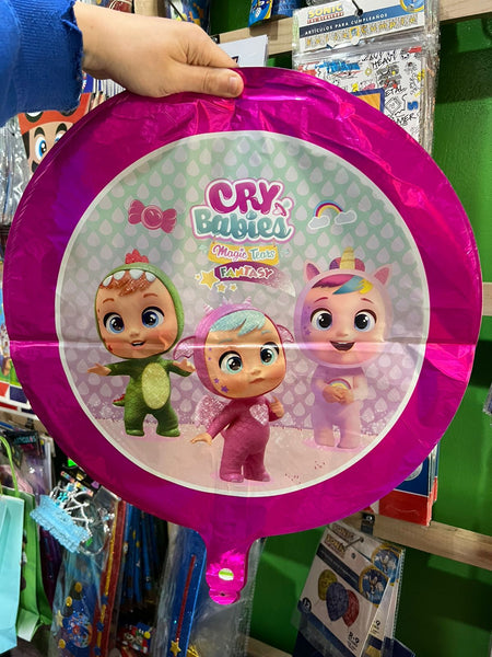 Globos metalizados bebes llorones, unidad