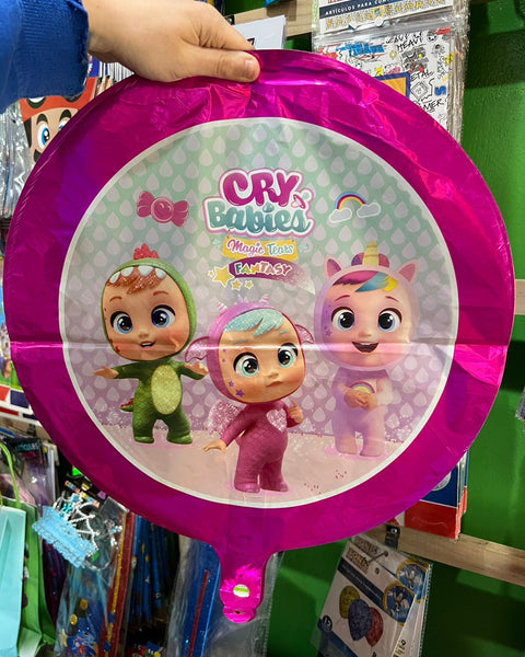 Globos metalizados bebes llorones, unidad