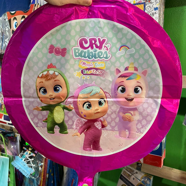 Globos metalizados bebes llorones, unidad
