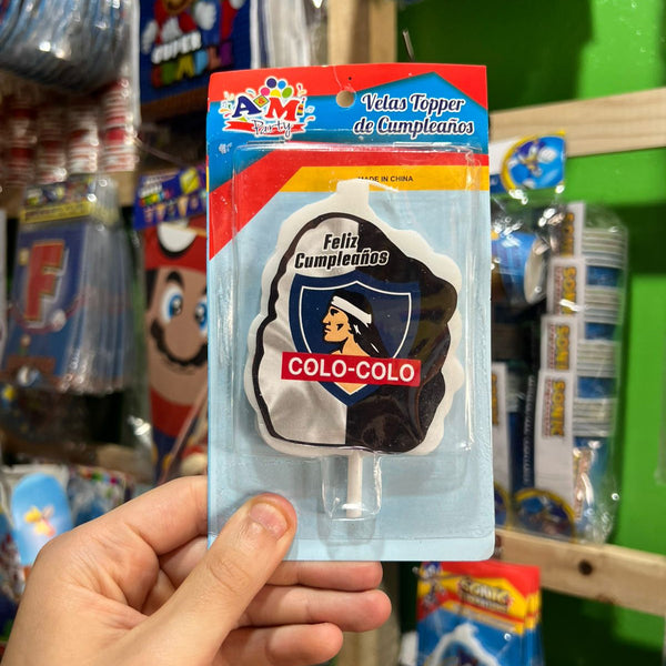 Vela cumpleaños Colo-colo
