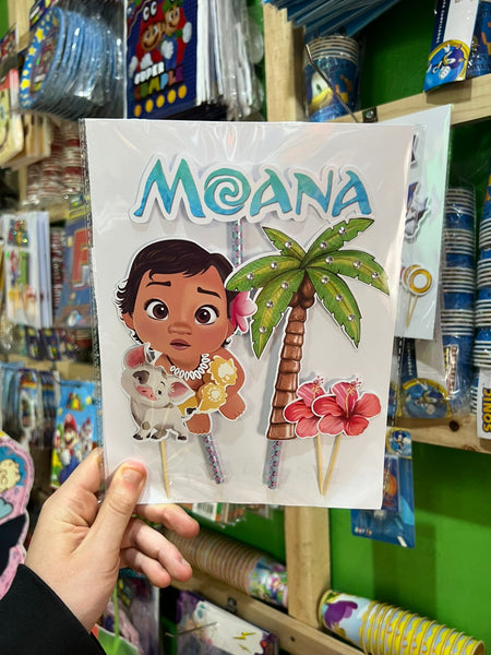 Topper para torta Moana